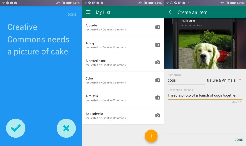 Creative-Commons-The-List-app-Android-beta