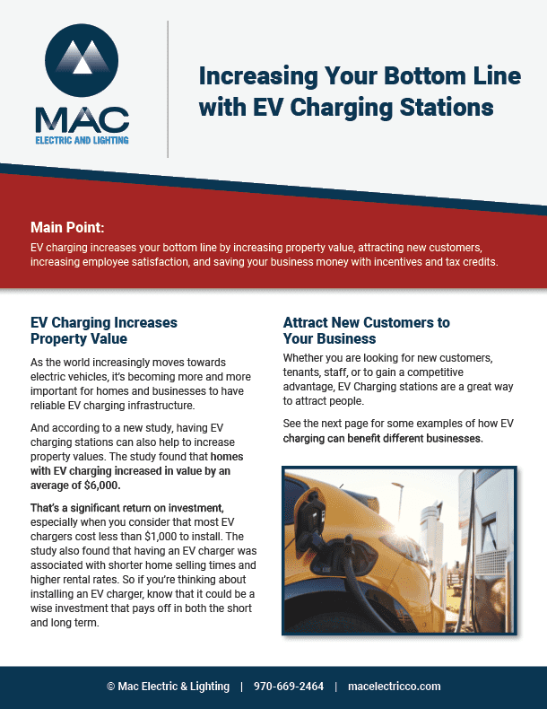 ev charging guide that reads increasing your bottom line with ev charging stations